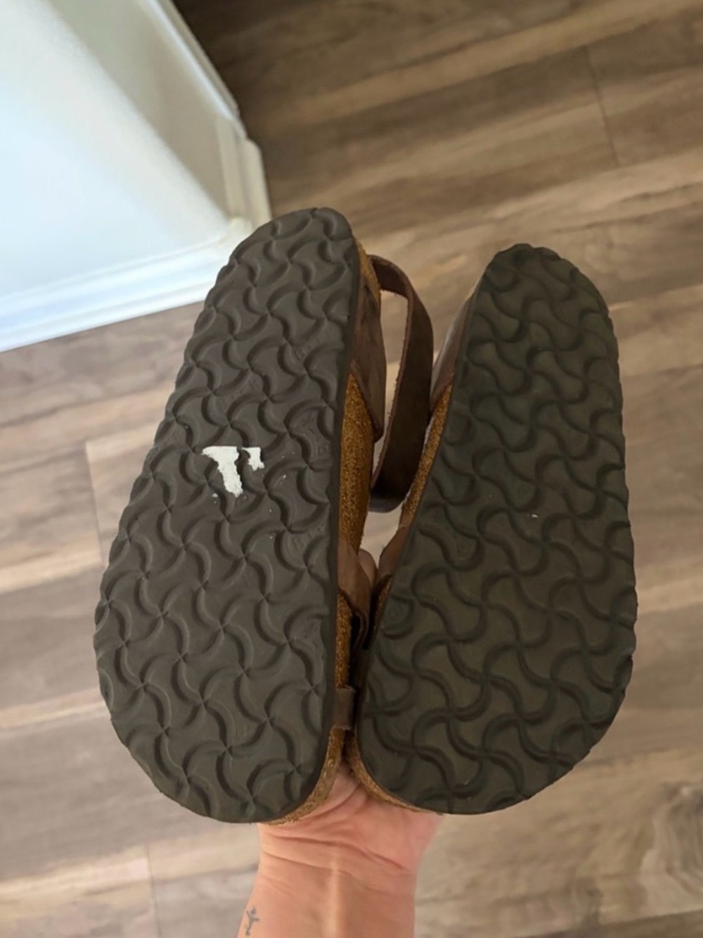 Birkenstock Yara Ankle Wrap Oiled Leather Mocha Brown Sandal Size 37 (7 W) - Picture 4 of 10